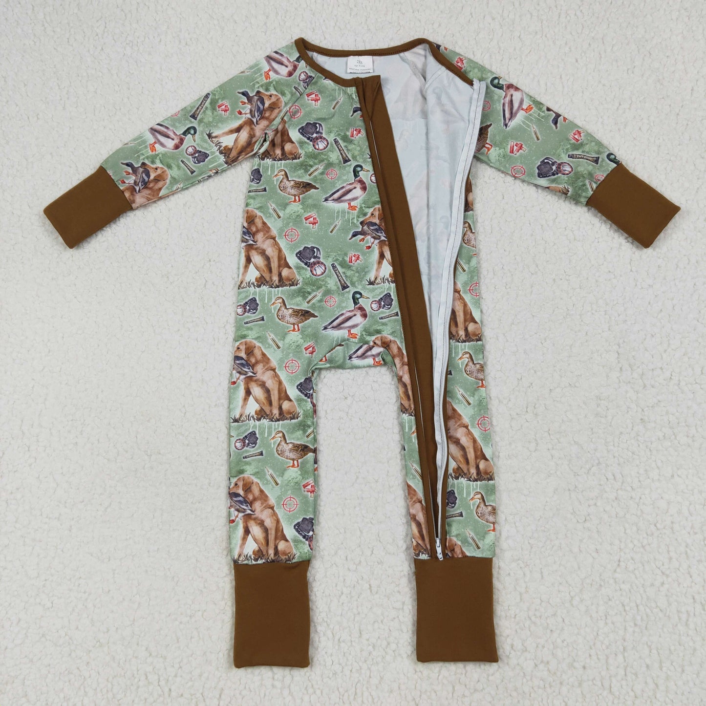 LR2234 dog duck boy summer romper 202507 RTS