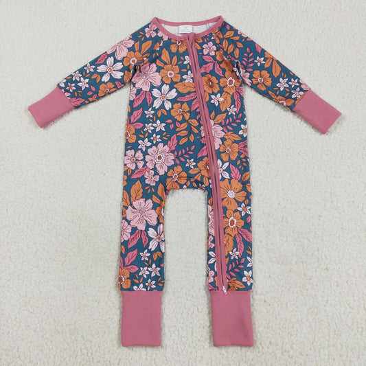 LR2244 flowers girl summer romper 202508 RTS
