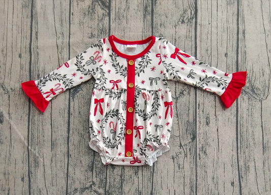 LR2252 bow girl summer romper 202506 preorder