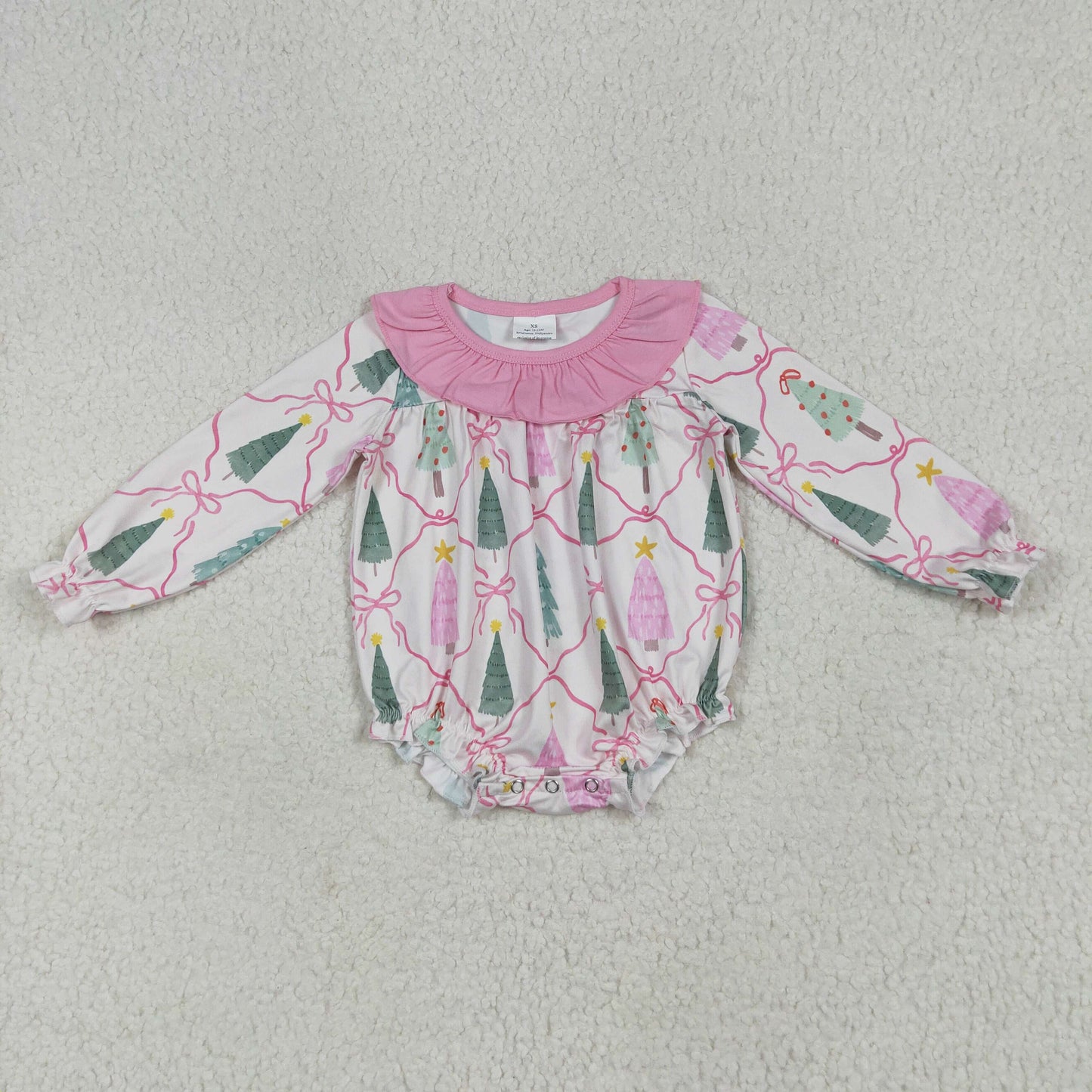 LR2275  Christmas girl summer romper 202507 RTS