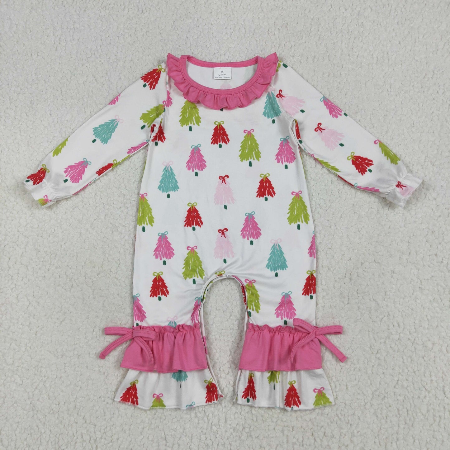 LR2280  Christmas girl summer romper 202506 preorder