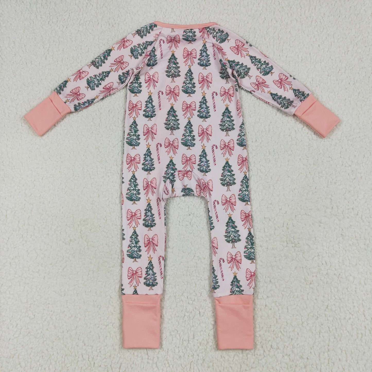 LR2283 Christmas tree girl summer romper 202507 RTS