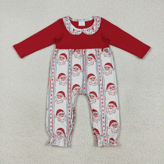 LR2331 Cristmas girl summer romper 202507 RTS