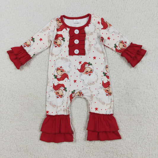 LR2395 Christmas girl summer romper 202508 RTS