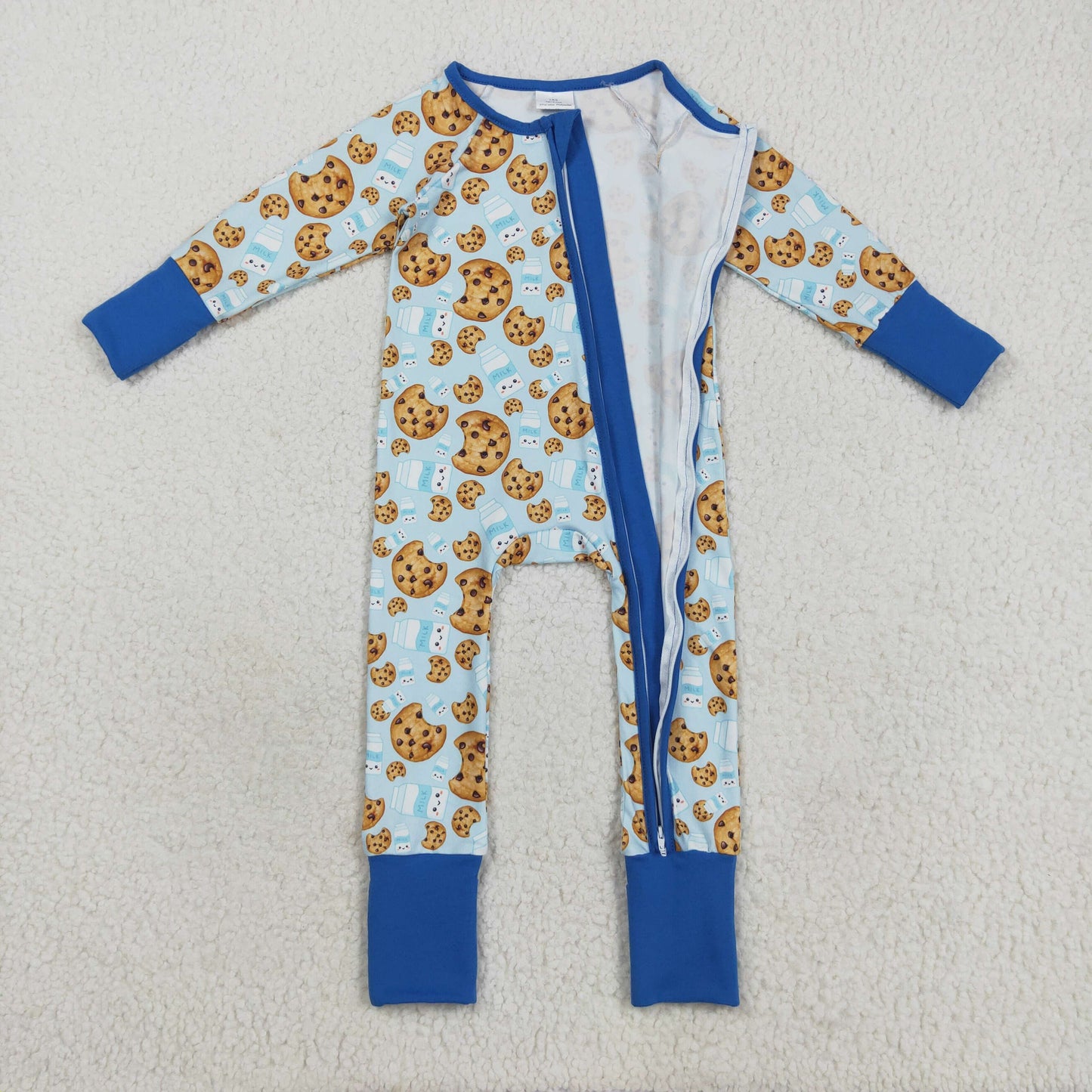 LR2397  Cristmas gingerbread boy summer romper 202508 RTS