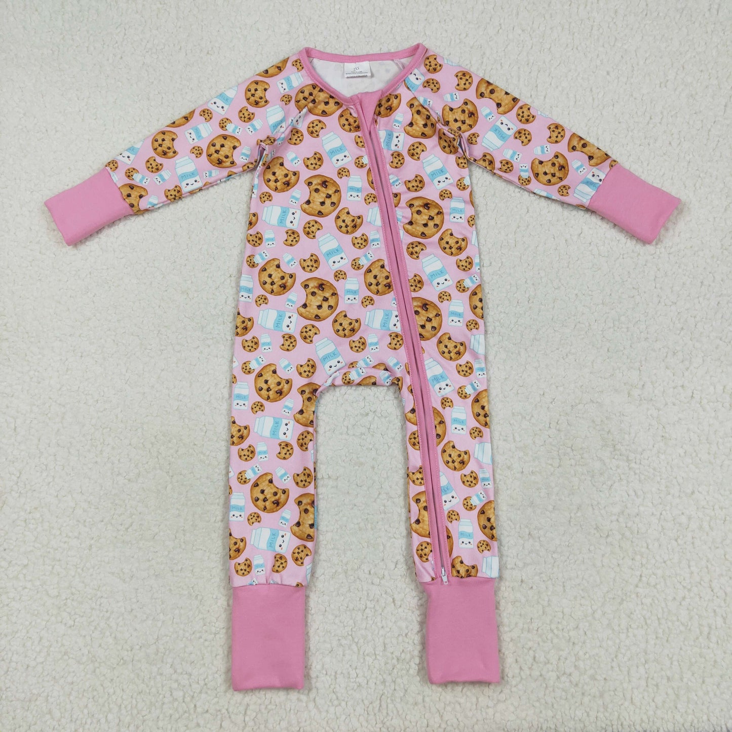 LR2398  Cristmas gingerbread girl summer romper 202507 RTS