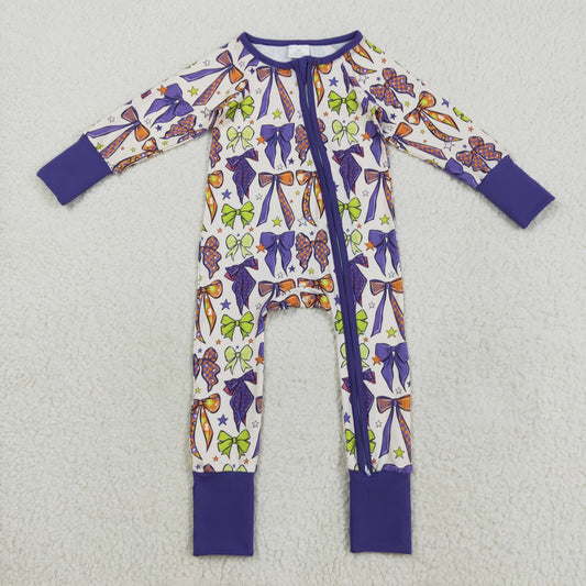 LR2403 bow girl summer romper 202508 RTS