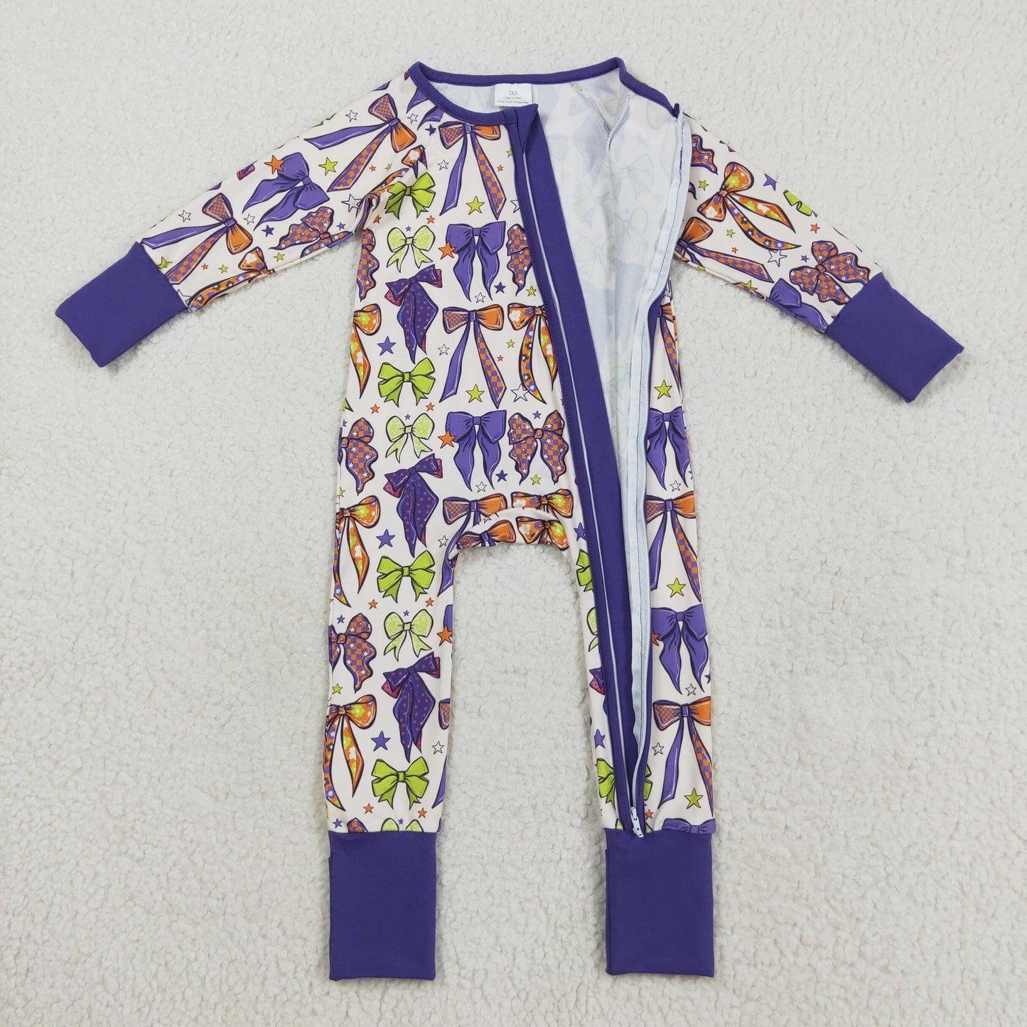 LR2403 bow girl summer romper 202508 RTS