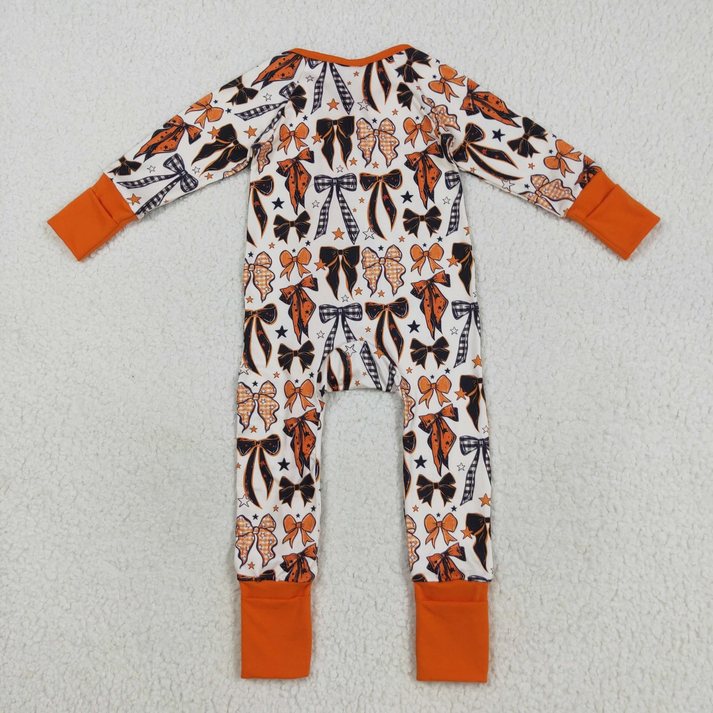 LR2409 pumpkin Halloween girl summer romper 202508  RTS