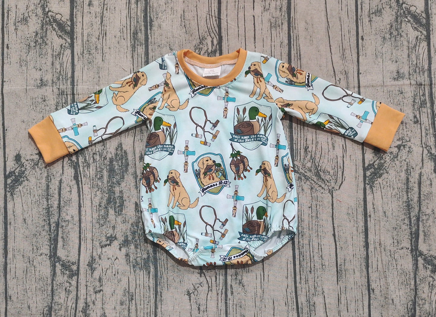 LR2439 dog duck boy summer romper 202509 preorder