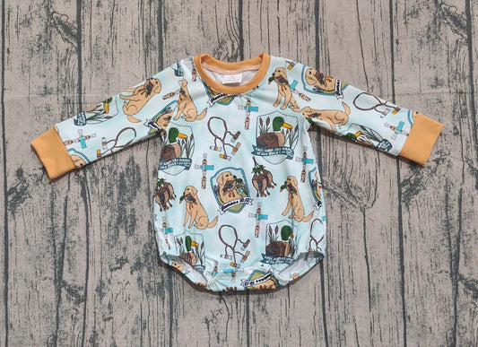 LR2439 dog duck boy summer romper 202509 preorder