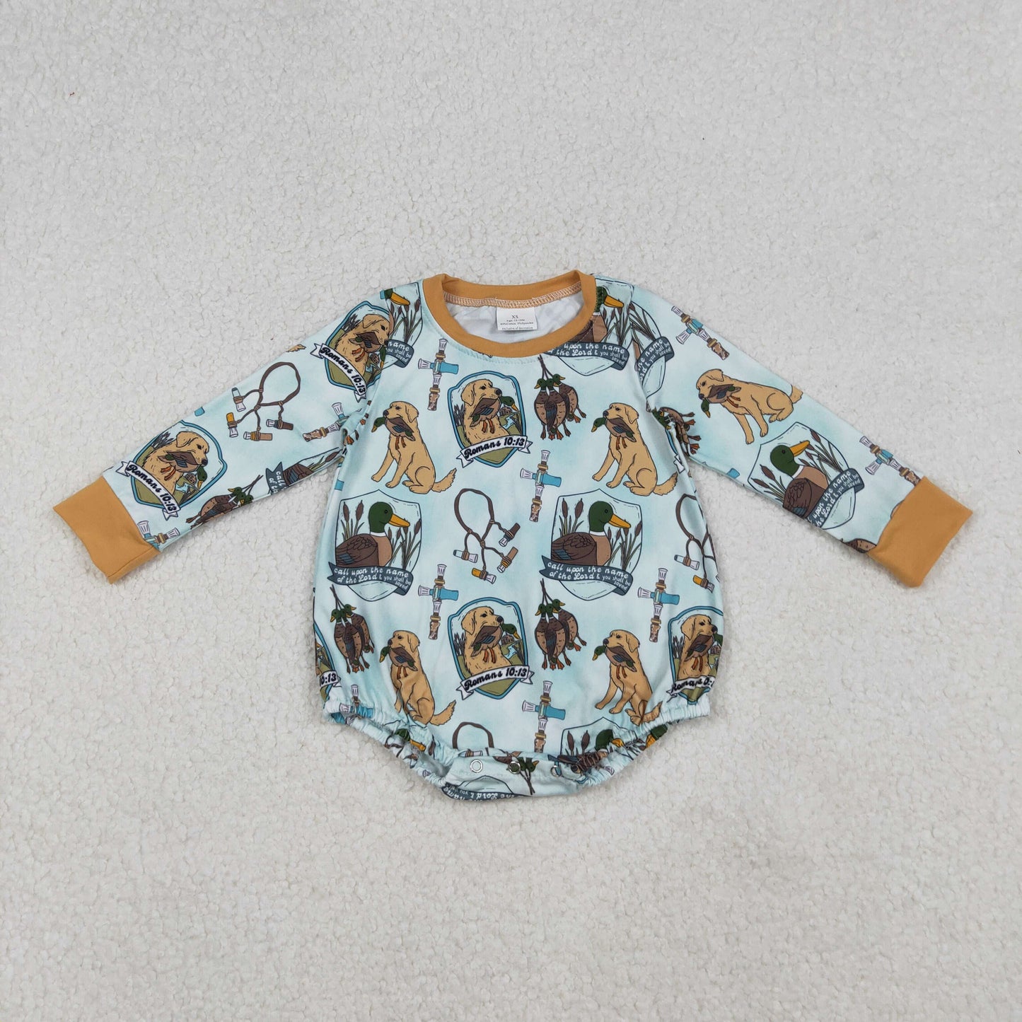 LR2439 dog duck boy summer romper 202509 RTS