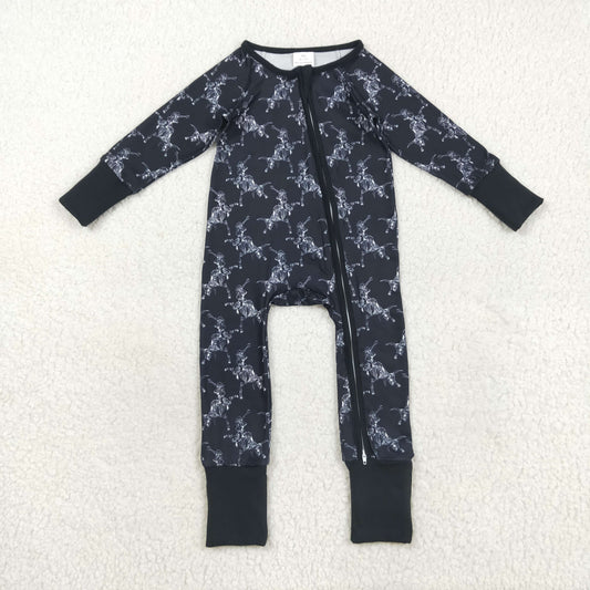 LR2466 black animal Halloween girl summer romper 202508 RTS