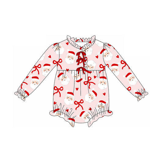 LR2497 Christmas girl summer romper 202507 preorder