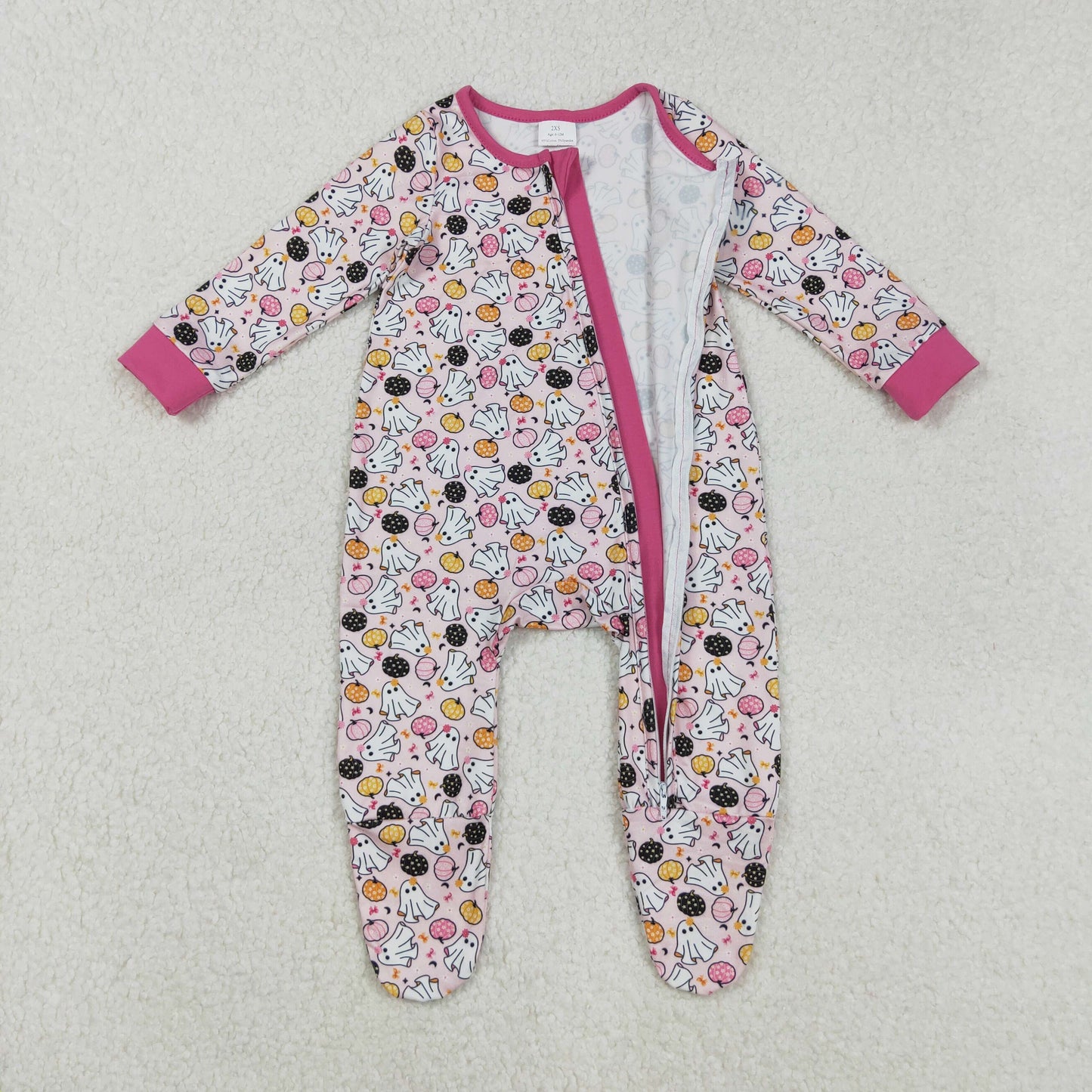 LR2506 Halloween boo boy  romper 202508 RTS