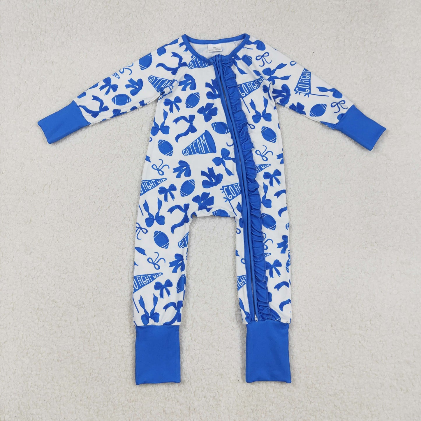 LR2511 cheer  boy summer romper 202509 RTS