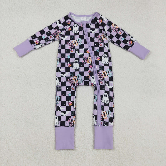 LR2541 Boo candy Halloween girl romper 202509 rts