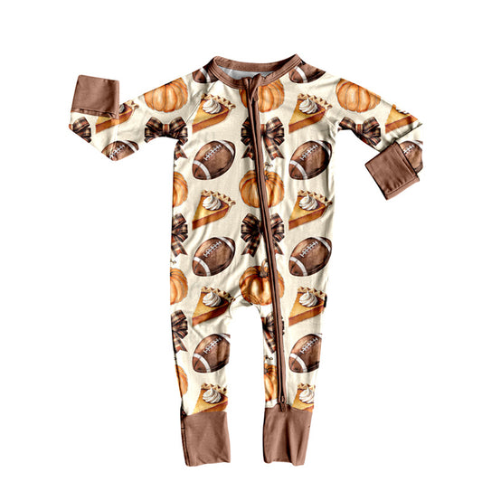 LR2546 football boy summer romper 202508 preorder