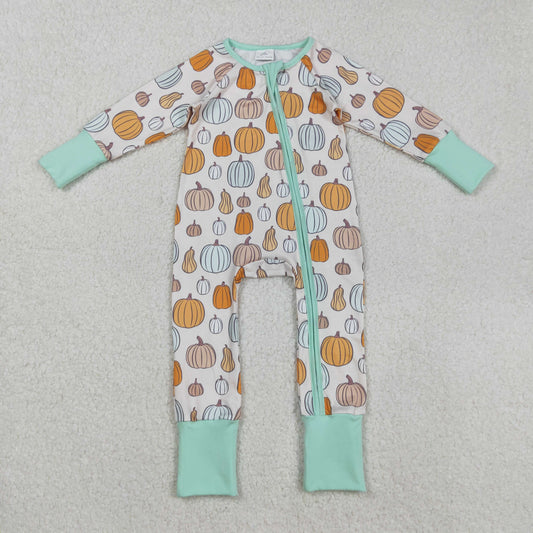 LR2565 pumpkin girl romper 202508 RTS