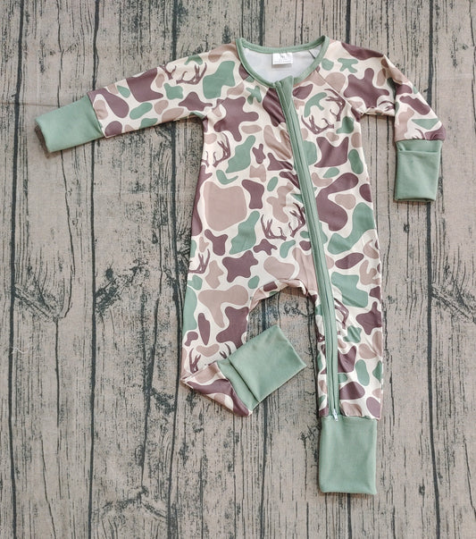 LR2582  camo boy summer romper 202508 preorder