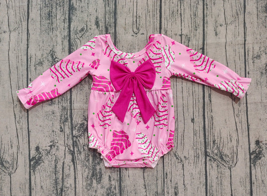 LR2586 Christmas tree girl summer romper 202508 preorder