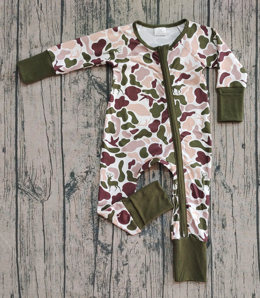 LR2590 camo boy summer romper 202508 preorder