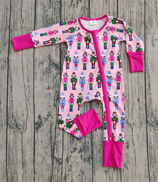 LR2598 Christmas  nutcracker girl summer romper 202508 preorder