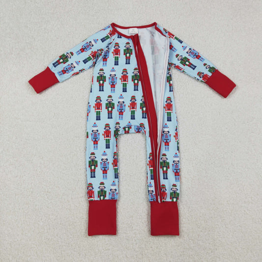 LR2599 nutscracker Christmas western girl summer romper 202509 RTS