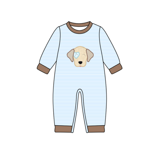LR2659 western dog girl boy summer romper 202509 preorder