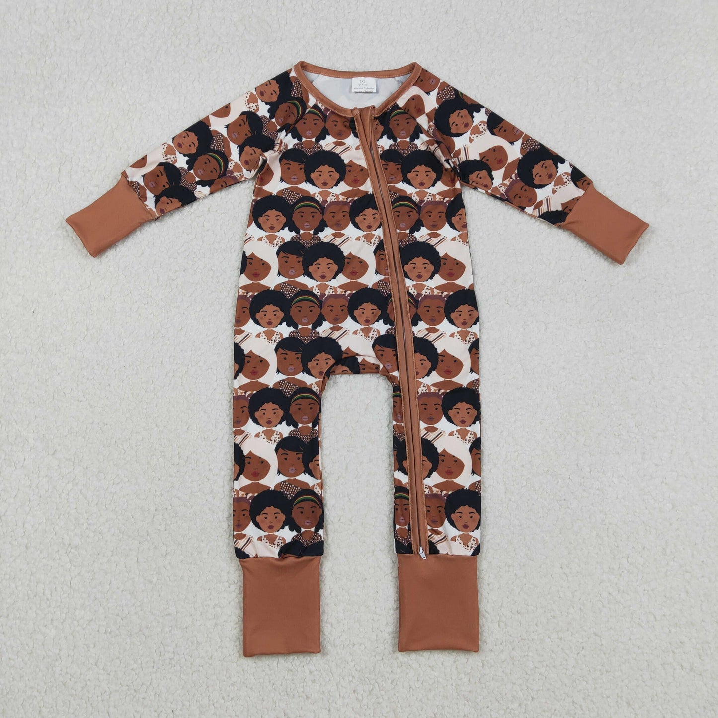 LR2748  black history western girl romper 202511 RTS sibling