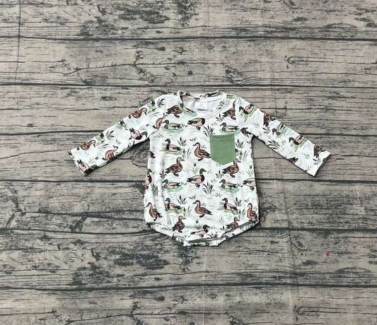 LR2762  duck boy summer romper 202509 preorder