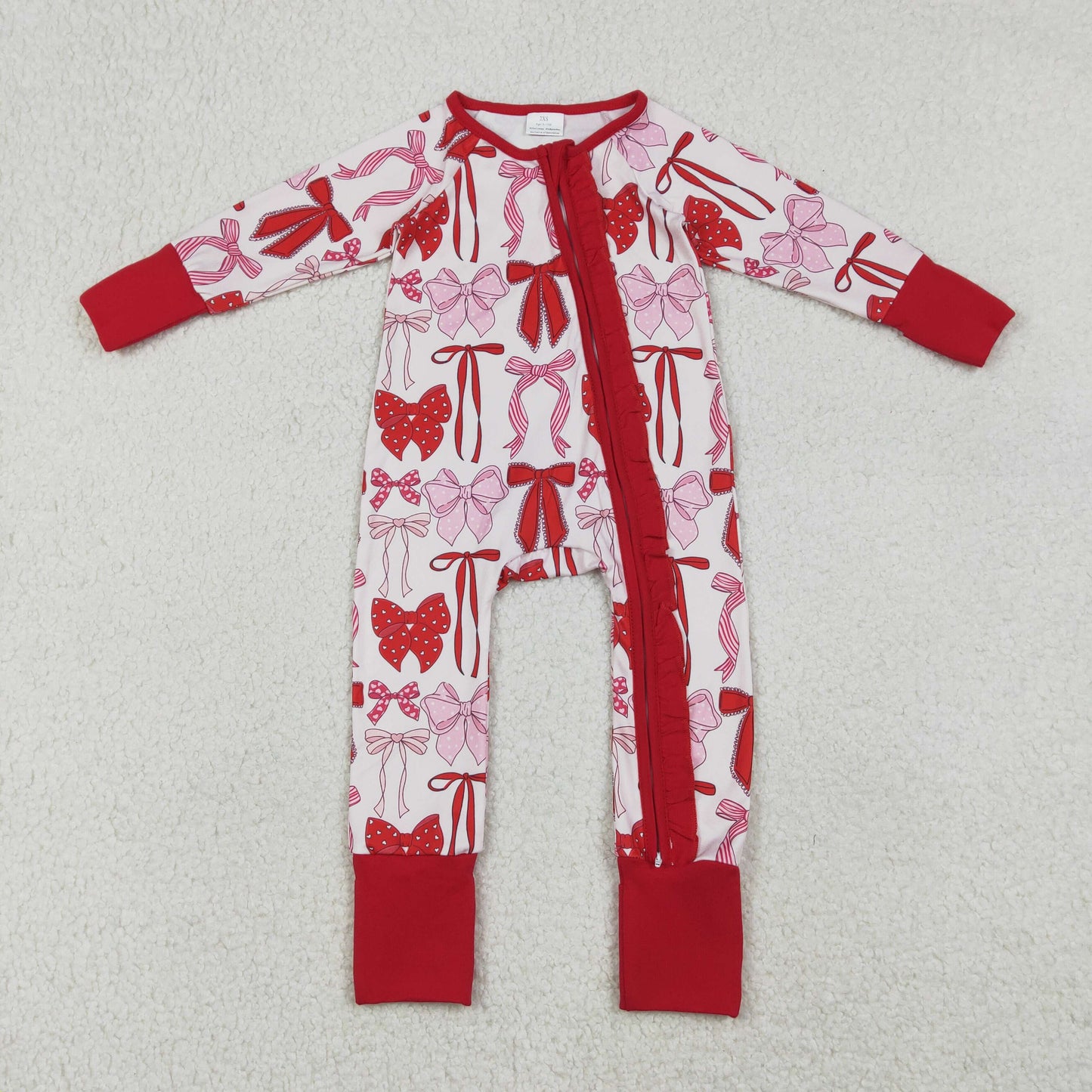 LR2780  BOW girl summer romper 202512 rts