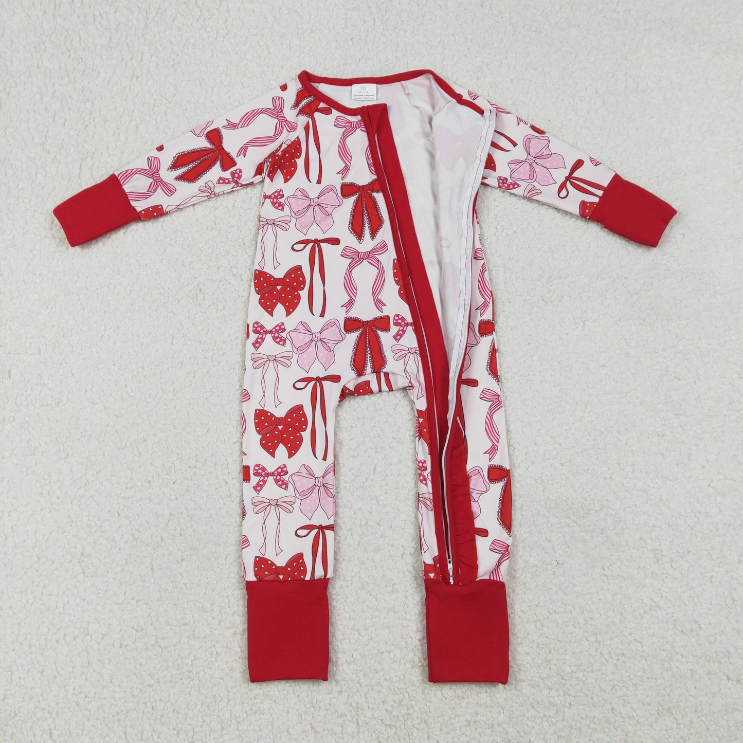 LR2780  BOW girl summer romper 202512 rts
