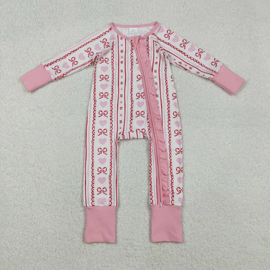 LR2781  BOW girl summer romper 202511 RTS