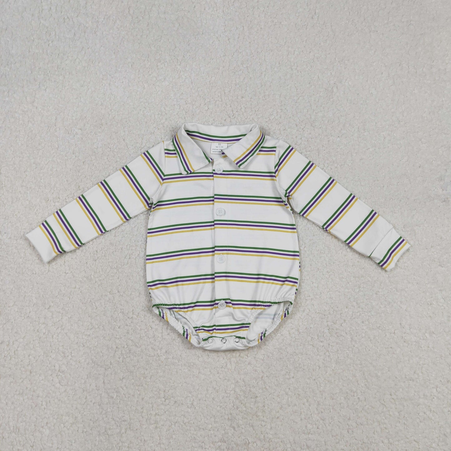LR2880 boy stripe romper 202512 rts