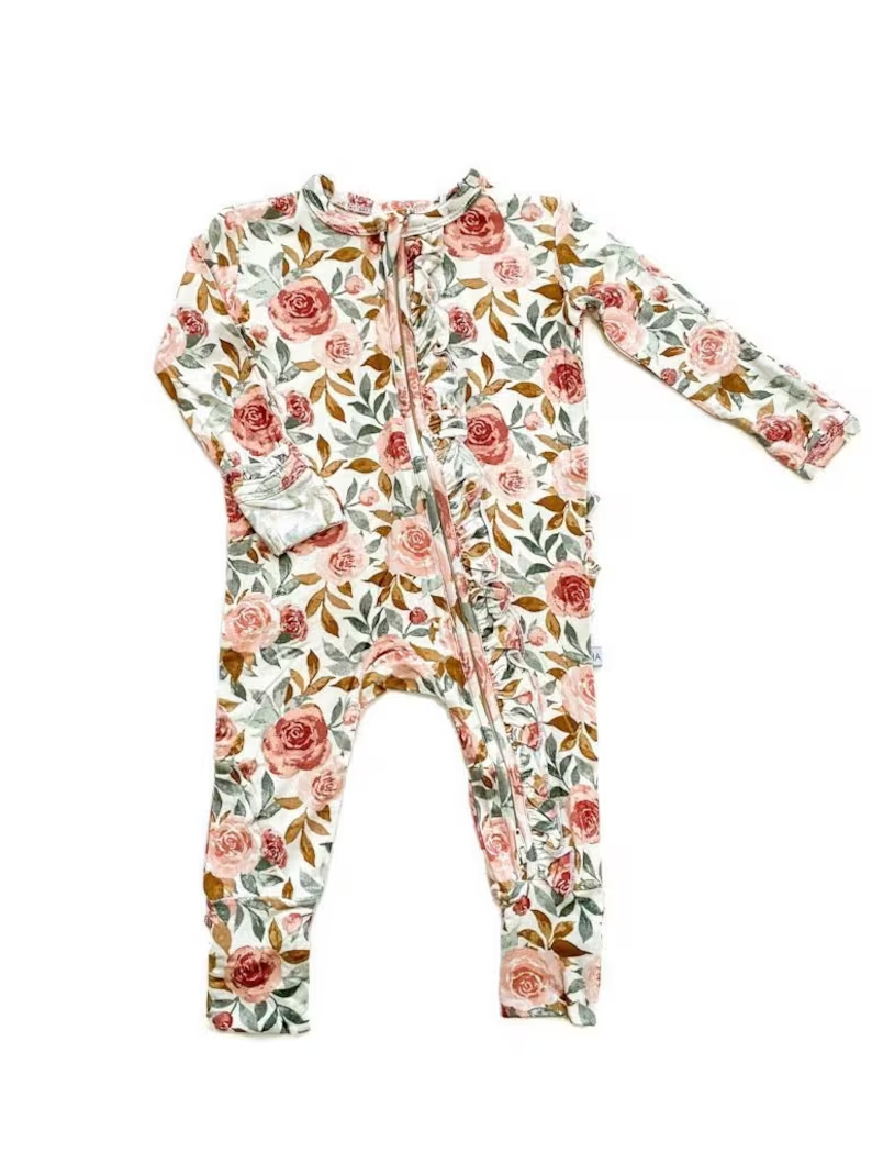 LR2885 flowers girl romper 202511 preorder
