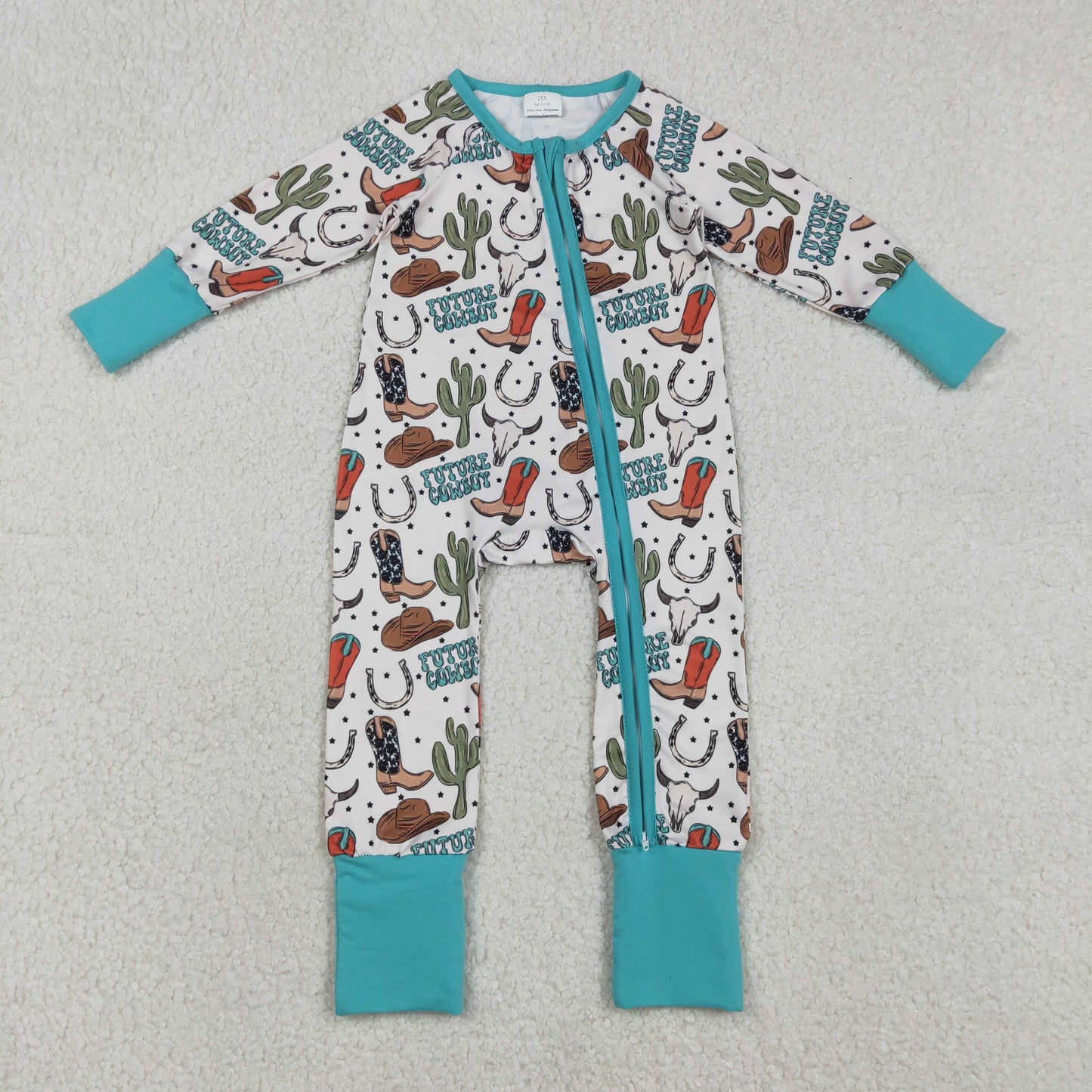 LR2944 cowboy romper 202512 RTS