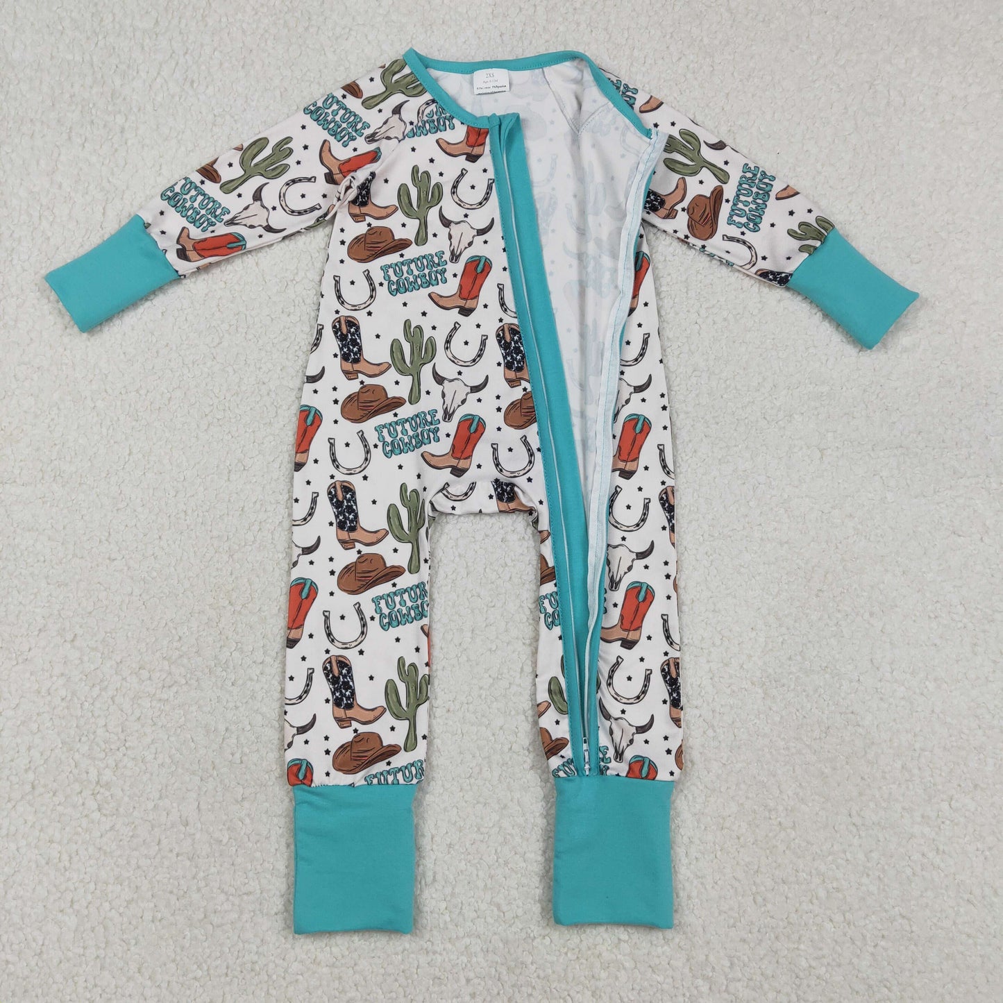 LR2944 cowboy romper 202512 RTS