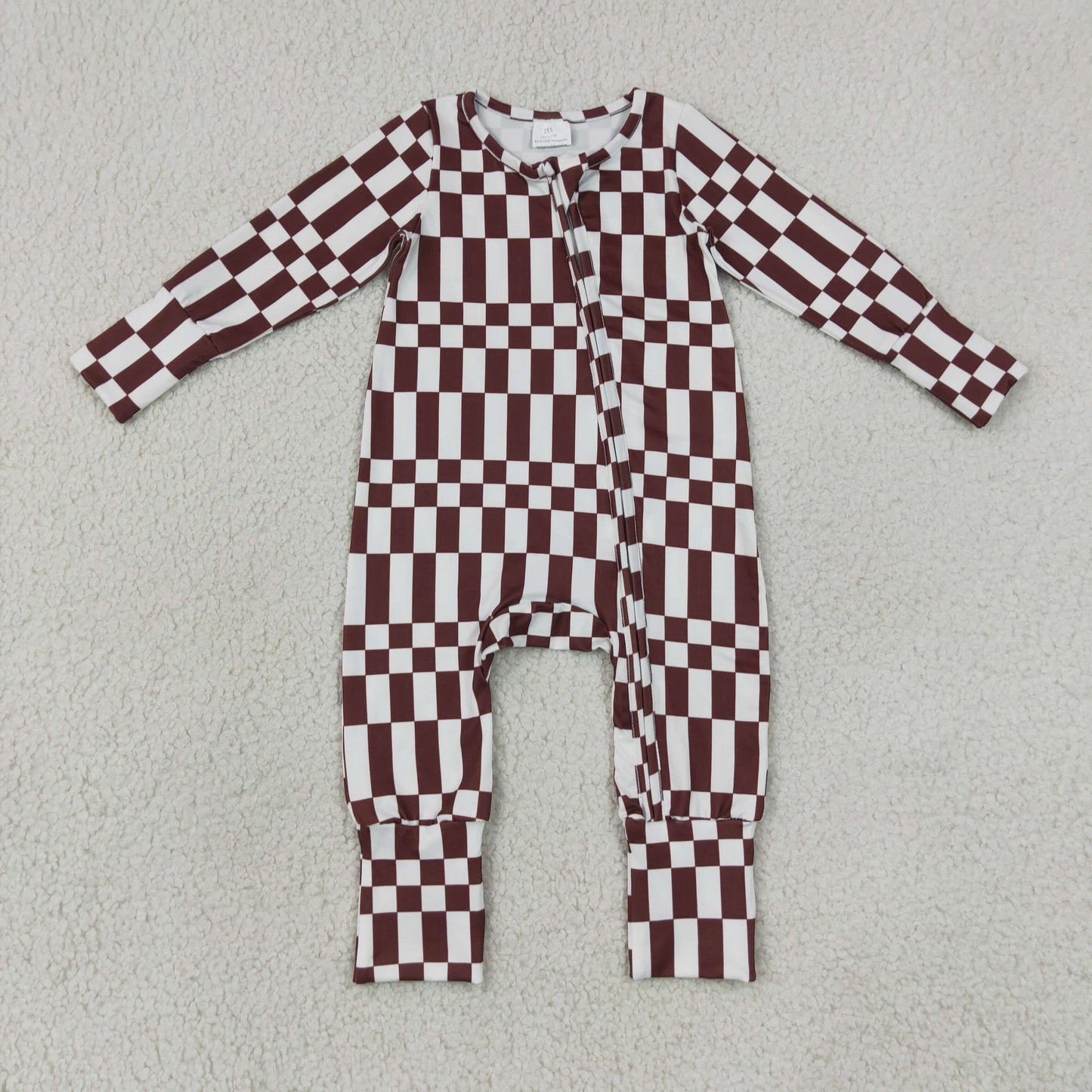LR3114 red stripe boy romper 202607 RTS