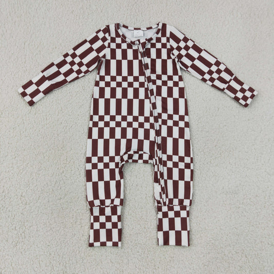 LR3114 red stripe boy romper 202607 RTS
