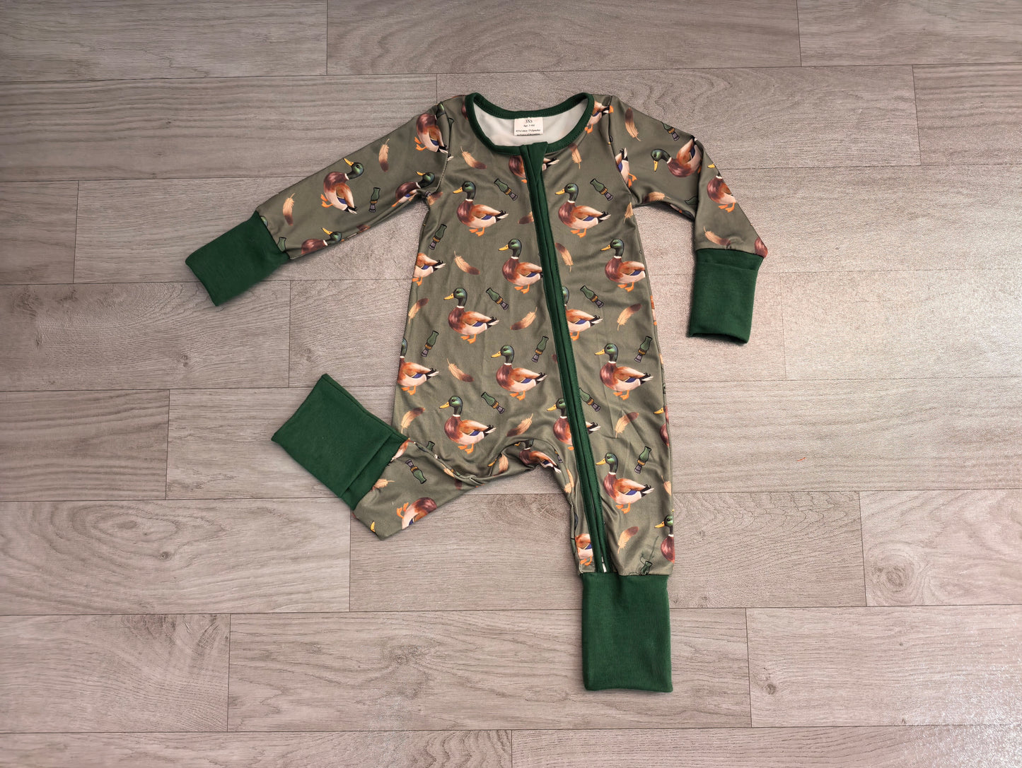 RTS LR3232 Animal Print Long Sleeve Baby Romper 202608