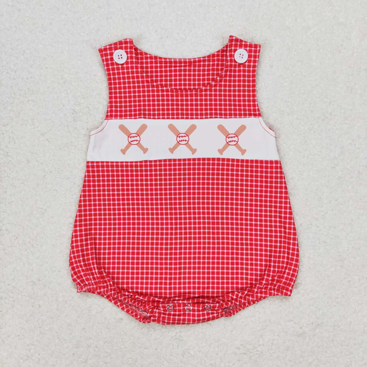 SR1338 baseball girl romper 202405 RTS