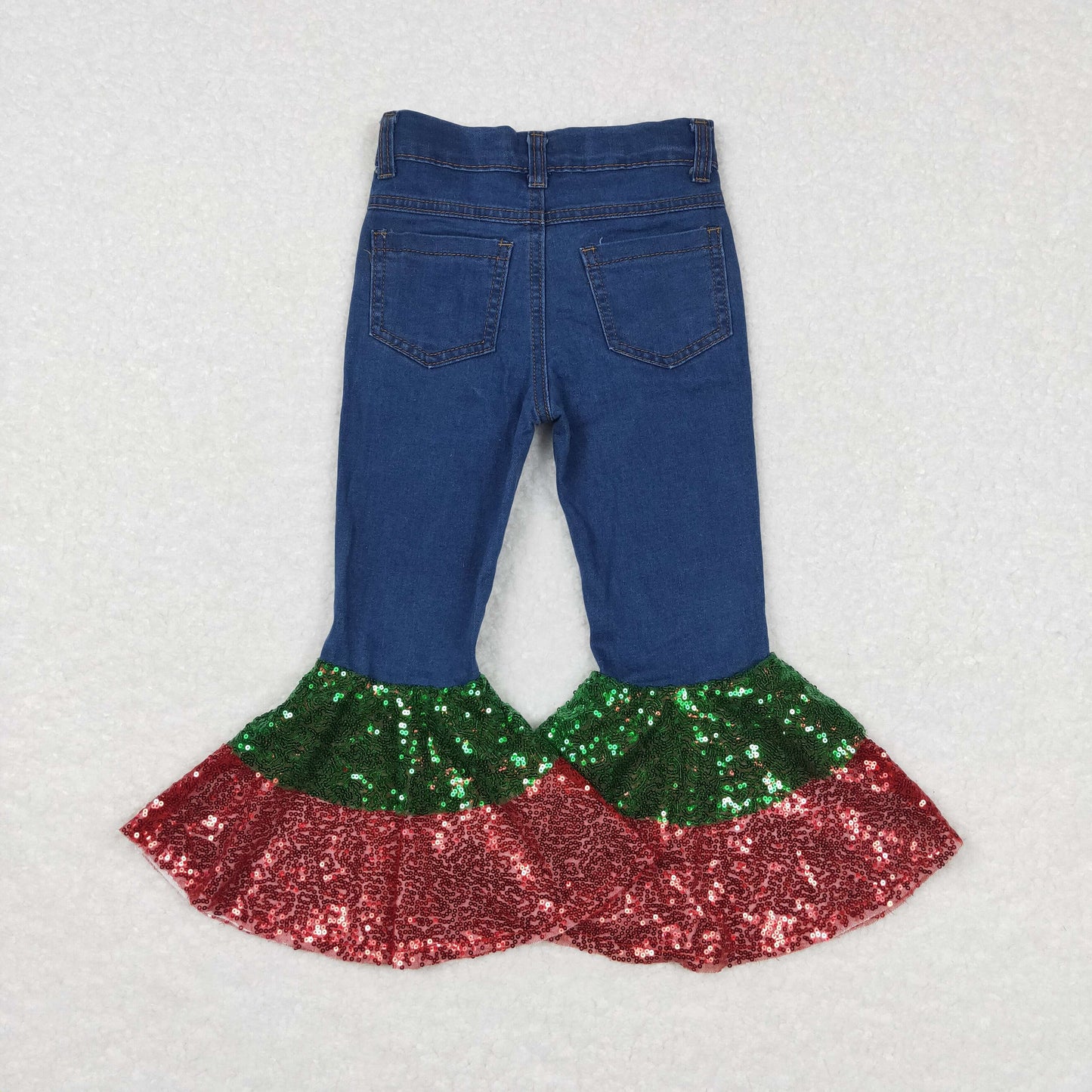 P0113 kids sequin jeans long bell pants RTS 20231024