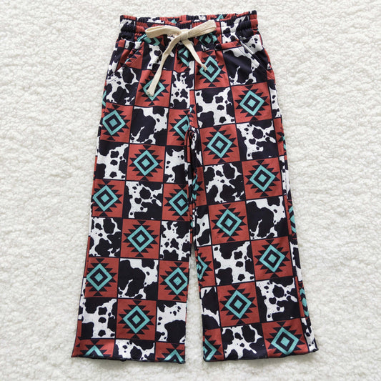 P0140 western flowers girl long pants 20230530 RTS