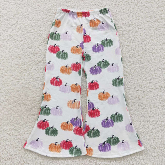 P0196 girl pumpkin halloween long girl pants preorder 20230817 RTS