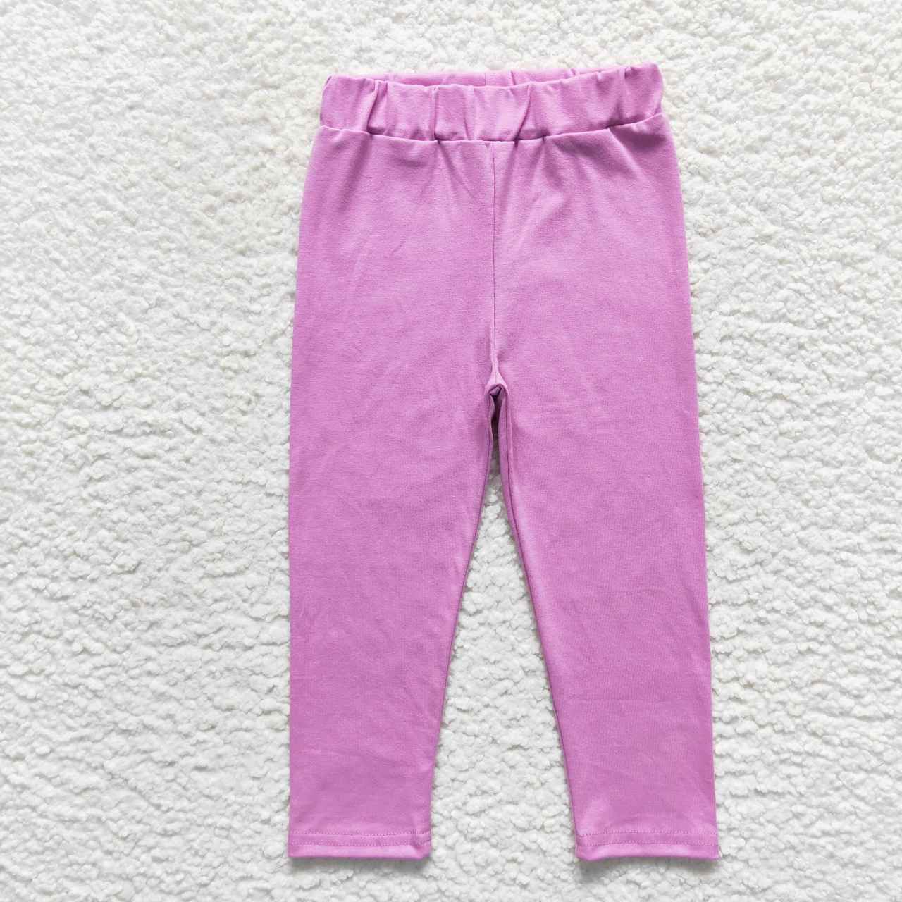 P0211 girl  pink hot cotton long pants 20230925 RTS