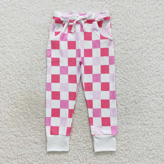 P0293 Christmas plaid girl Jogger long pants 20230920 RTS