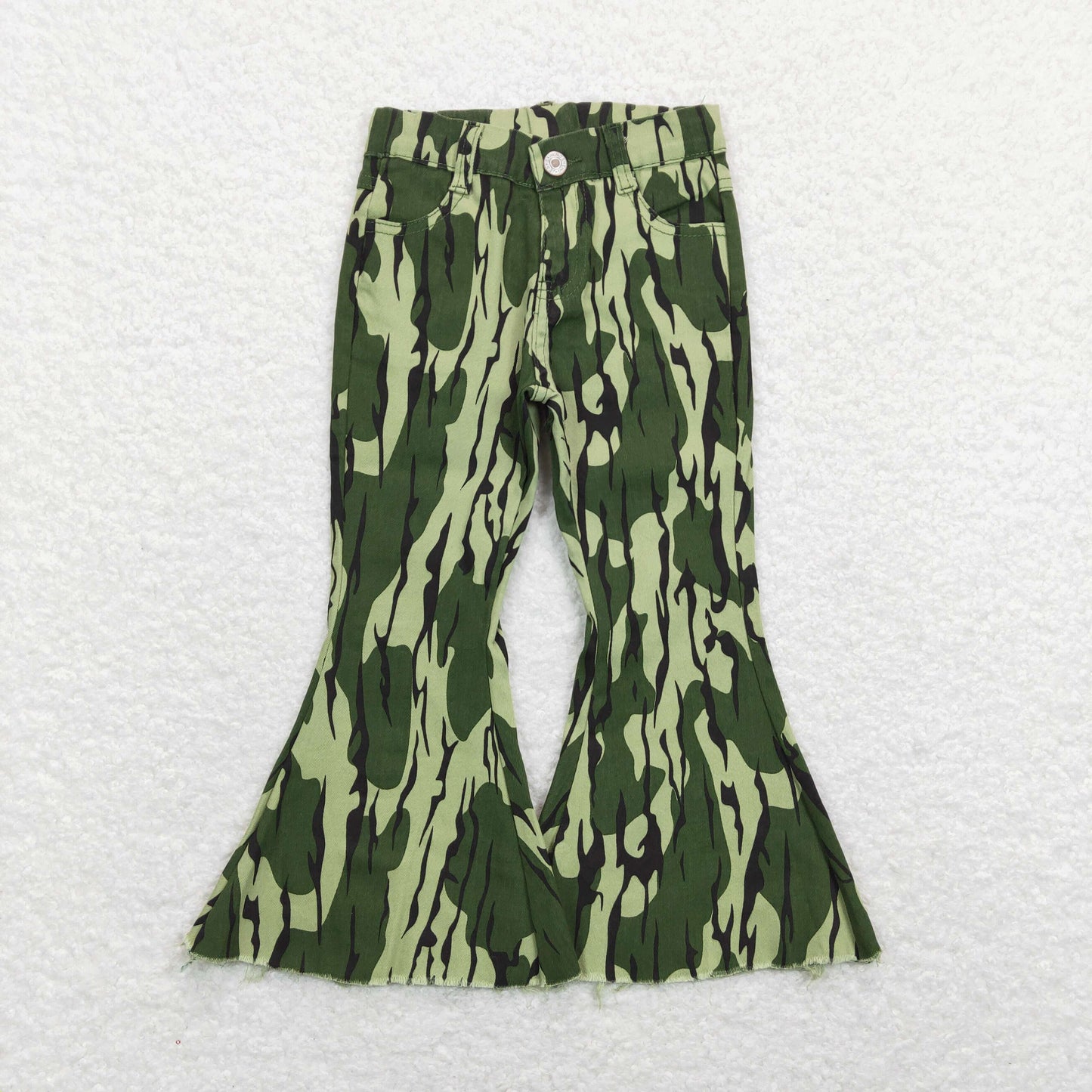 P0372 camo green girl denim jeans preorder 202401