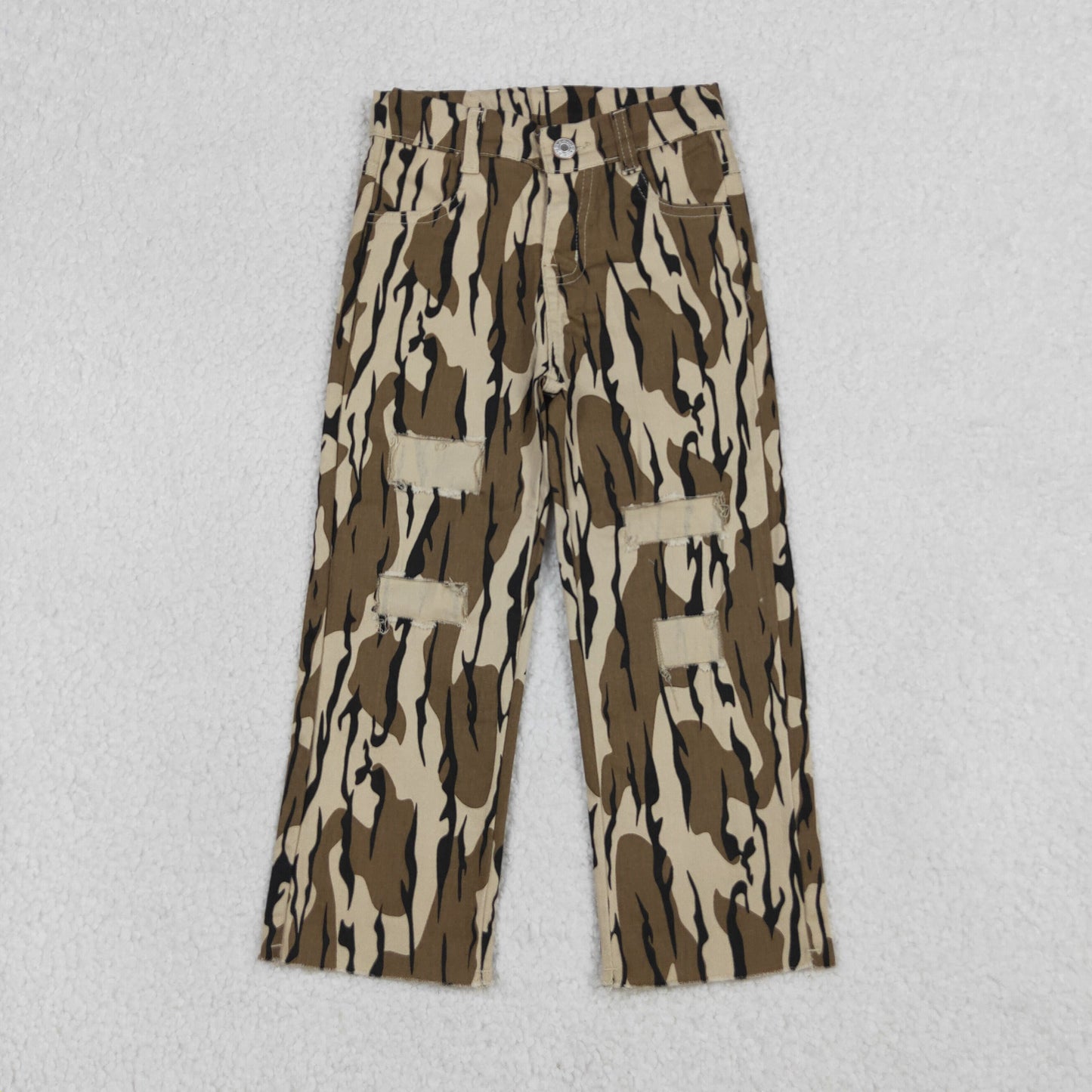 P0373   camo green girl denim jeans 202604 RTS