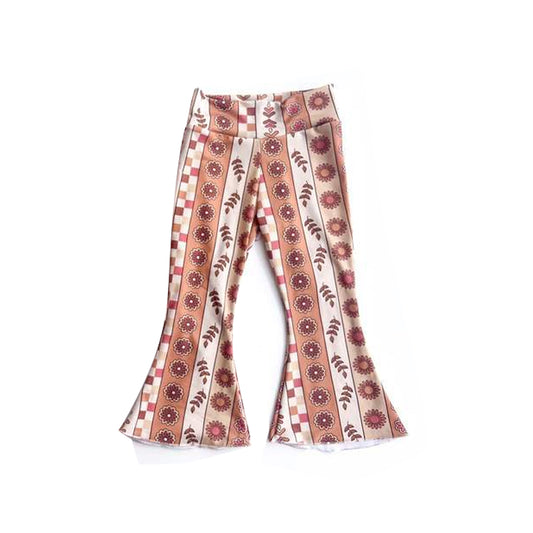 P0450 preorder flowers kids bell long pants 202402